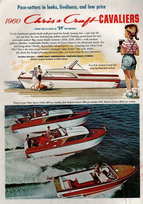 Chris-Craft Boats - 1960 Chris-Craft Ad